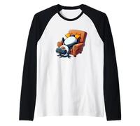 Funny Penguin VR Chaise de Jeu Chill Nerd Manche Raglan
