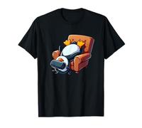Funny Penguin VR Chaise de Jeu Chill Nerd T-Shirt