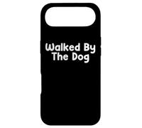 Funny Pet Humor Design Walked by The Dog Daily Everyday Tees Coque pour iPhone Air