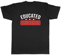 Funny Pharmacist Mens T-Shirt Educated Drug Dealer Pharmacy Tee Gift