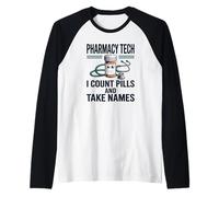 Funny Pharmacy Tech Squad CPhT Pharmacien Assistant Manche Raglan