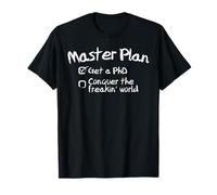 Funny Phd Shirt Master Doctorate Graduation Gifts Student T-Shirt