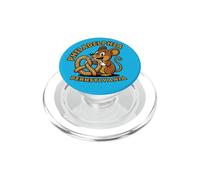 Funny Philadelphia Pennsylvania Foods Souris Mangeant des bretzels PopSockets PopGrip pour MagSafe
