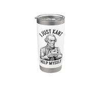 Funny Philosophy Immanuel Kant Help Myself Donut Philosophe Gobelet isotherme en acier inoxydable double paroi
