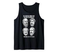 Funny Philosophy Socrate Aurelius Aristote Platon Masses Débardeur