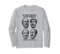 Funny Philosophy Socrate Aurelius Aristote Platon Masses Manche Longue
