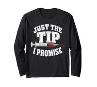 Funny Phlebotomy Just The Tip I Promise Phlebotomist Manche Longue