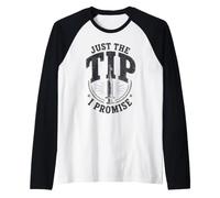 Funny Phlebotomy Just The Tip I Promise Phlebotomist Manche Raglan