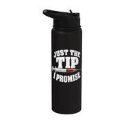 Funny Phlebotomy Just The Tip I Promise Phlebotomist Stainless Steel Insulated Water Bottle