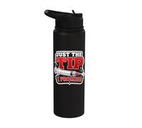 Funny Phlebotomy Just The Tip I Promise Phlebotomist Stainless Steel Insulated Water Bottle