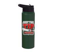 Funny Phlebotomy Just The Tip I Promise Phlebotomist Stainless Steel Insulated Water Bottle