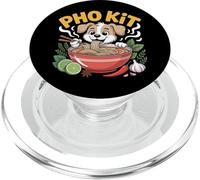 Funny Pho Kit Dog Pun Vietnamien Noodle Bowl Blague PopSockets PopGrip pour MagSafe
