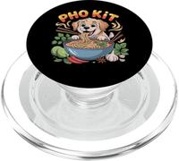 Funny Pho Kit Dog Pun Vietnamien Nouilles Bol Humour PopSockets PopGrip pour MagSafe