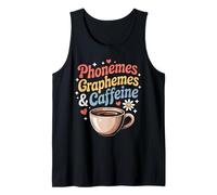 Funny Phonèmes Graphemes Caféine Linguistique Humour Dire Débardeur