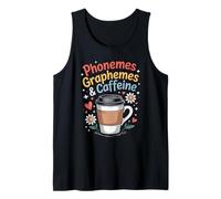 Funny Phonèmes Graphemes Caféine Linguistique Humour Dire Débardeur