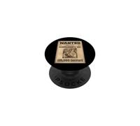 Funny Physics Joke Wanted Schrodinger's Cat Dead and Alive PopSockets PopGrip Adhésif