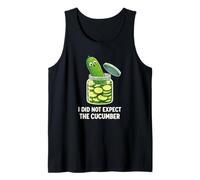 Funny Pickle Jar Cucumber Visual Joke Débardeur