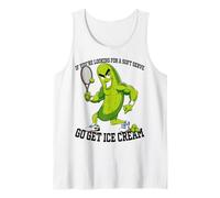 Funny Pickleball Player Pickle Playing Pickle Ball Pun Débardeur