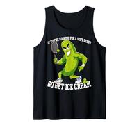 Funny Pickleball Player Pickle Playing Pickle Ball Pun Débardeur