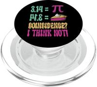 Funny Pie 3.14 Pi Day Math Coincidence Mathematics Teacher PopSockets PopGrip pour MagSafe