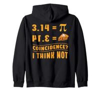 Funny Pie 3.14 Pi Day Math Coincidence Mathematics Teacher Sweat à Capuche