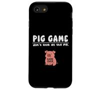 Funny Pig Game Over Jeu Dont Look pour garçons et Filles Coque pour iPhone SE (2020) / 7/8