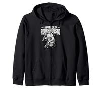 Funny Pig in Overalls Cool for Action Novelty Animal Humor Sweat à Capuche