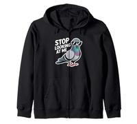 Funny Pigeon Stop Looking at Me for Bird Lovers Humour Sweat à Capuche