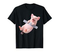Funny Piglet Duct Tape Meme Cute Baby Pig Farm Animal Humor T-Shirt