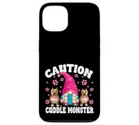 Funny Pitbull Graphic for Women Girl Caution Cuddle Monster Coque pour iPhone 13