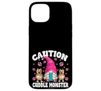 Funny Pitbull Graphic for Women Girl Caution Cuddle Monster Coque pour iPhone 15 Plus