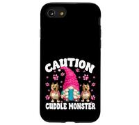 Funny Pitbull Graphic for Women Girl Caution Cuddle Monster Coque pour iPhone SE (2020) / 7/8