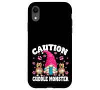 Funny Pitbull Graphic for Women Girl Caution Cuddle Monster Coque pour iPhone XR
