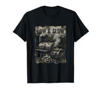 Funny Pitmaster Barbecue Fumoir Grill Fête Cadeau Vintage Low Slow T-Shirt