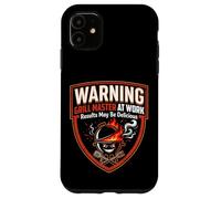 Funny Pitmaster Barbecue Fumoir Grill Party Cadeau Master at Work Coque pour iPhone 11