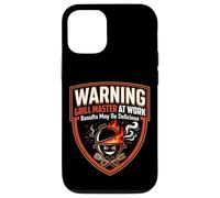Funny Pitmaster Barbecue Fumoir Grill Party Cadeau Master at Work Coque pour iPhone 12/12 Pro