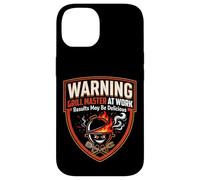 Funny Pitmaster Barbecue Fumoir Grill Party Cadeau Master at Work Coque pour iPhone 14