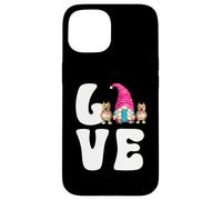 Funny Pitt Bull Dog GNOME Graphic for Mom I Love My Pitbulls Coque pour iPhone 15