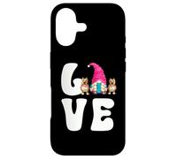 Funny Pitt Bull Dog GNOME Graphic for Mom I Love My Pitbulls Coque pour iPhone 17