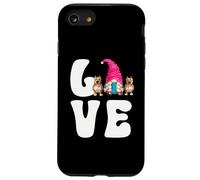 Funny Pitt Bull Dog GNOME Graphic for Mom I Love My Pitbulls Coque pour iPhone SE (2020) / 7/8