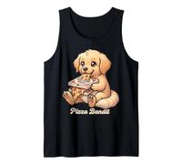 Funny Pizza Bandit, Chien et Chiot Golden Retriever, Amateur de Pizzas Débardeur