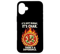 Funny Pizza Maker Not Burnt It's Char Oven Chef Coque pour iPhone 16 Plus