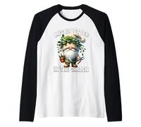 Funny Plant Lover Gnome Grandpa Life Is Better In The Garden Manche Raglan
