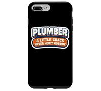 Funny Plumber A Little Crack Never Hurt Nobody Joke Citation Coque pour iPhone 7 Plus/8 Plus