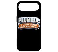 Funny Plumber A Little Crack Never Hurt Nobody Joke Citation Coque pour iPhone Air