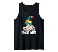 Funny Poker King GNOME Graphic for Men for Casino Night Débardeur