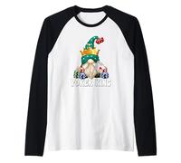 Funny Poker King GNOME Graphic for Men for Casino Night Manche Raglan