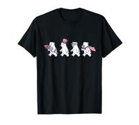 Funny Polar Bear Drapeau américain USA 250 Ans 4 Juillet T-Shirt