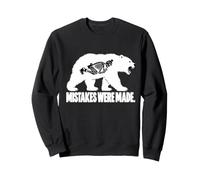 Funny Polar Bear Skeleton Arctic Wildlife Dark Humor Sweatshirt