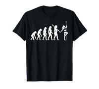 Funny Pole Sport Evolution Pole Dance Workout Humor Item T-Shirt